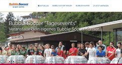 Desktop Screenshot of bubble-soccer.net