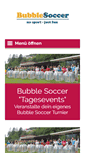 Mobile Screenshot of bubble-soccer.net